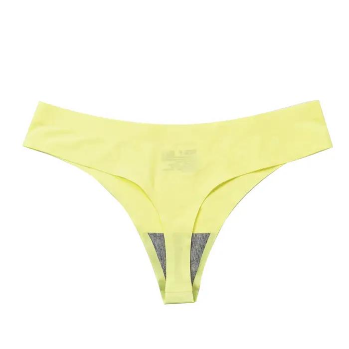 String sans couture femmes taille basse culottes sous-vêtements Sexy dames slips Lingere culotte