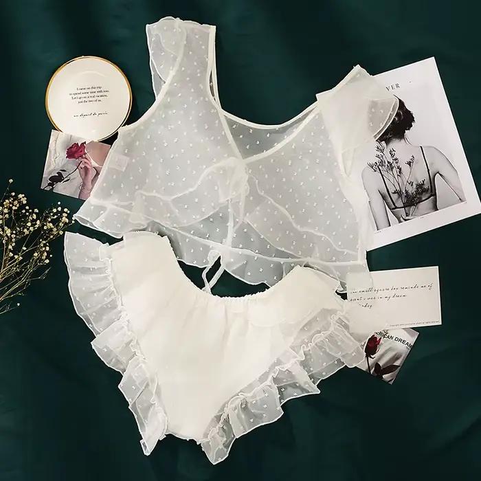 Pyjama d'été sexy en dentelle pour femmes