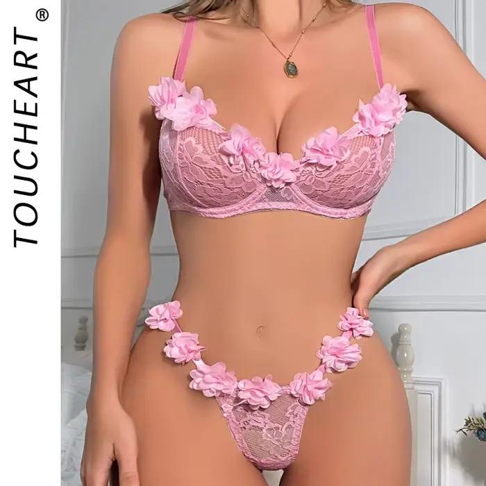 Lingerie sexy avec bas pour femmes