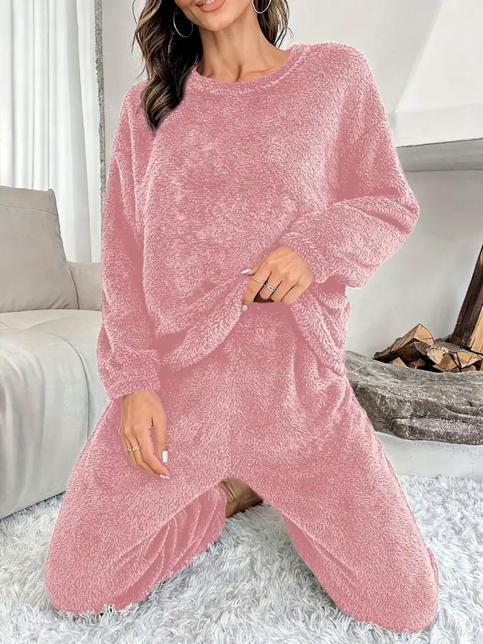 Ensemble de pyjama en velours pour femme