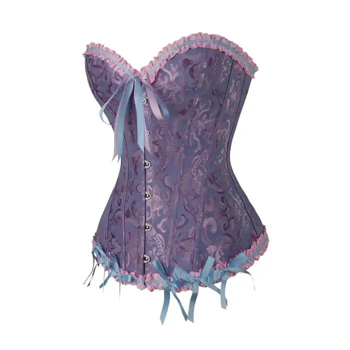 Corset de taille froncé européen et américain