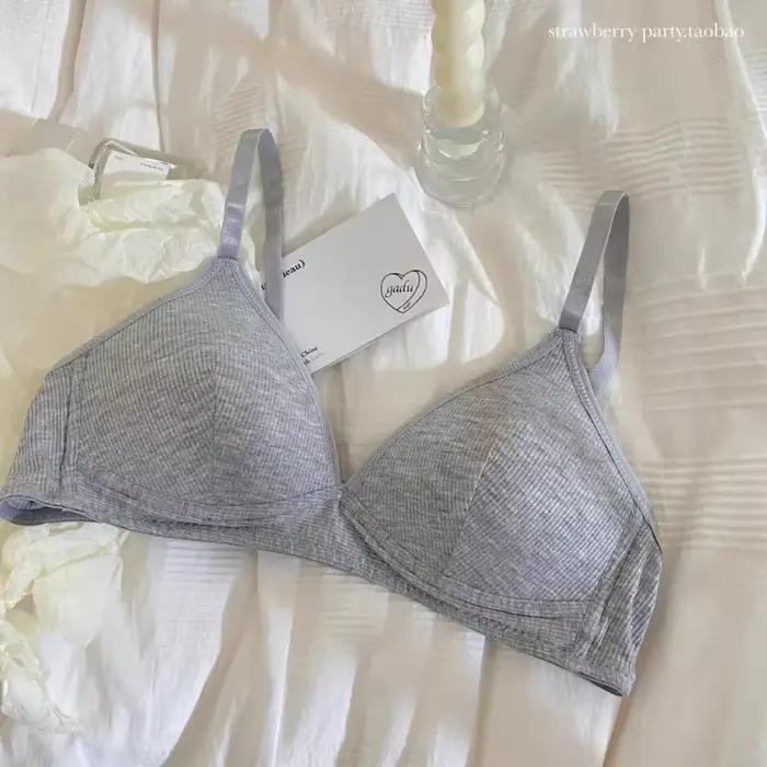 BANERDANNI Bralette de base parisienne | Bretelles fixes et tissu respirant | Petite Bust Contour Support Soutien-gorge