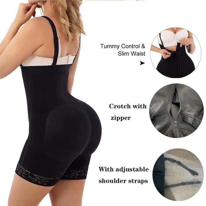Femmes colombiennes ceintures shapers xxxxxxxl femme corps shaper culotte avec fermeture éclair taille haute shapewear
