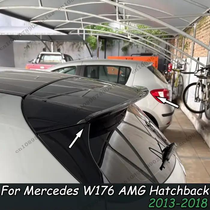 Aileron de toit arrière noir pour Mercedes Classe A W176 A160 A180 A200 A250 A260 A45 AMG 2013 2014 2015 2016 2017 2018 Hatchback