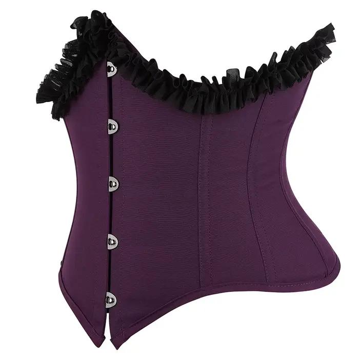 Corset sous le buste violet pour dames