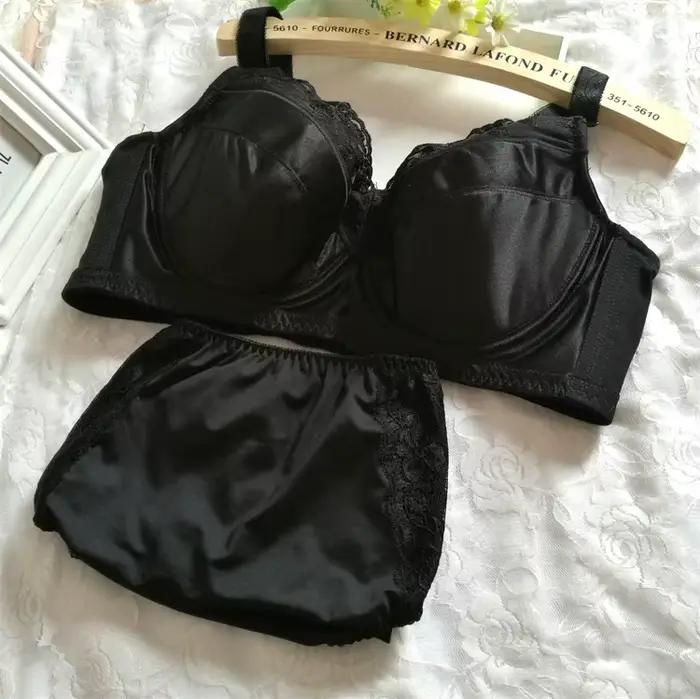 Ensemble de soutien-gorge et culotte grande taille pour femme
