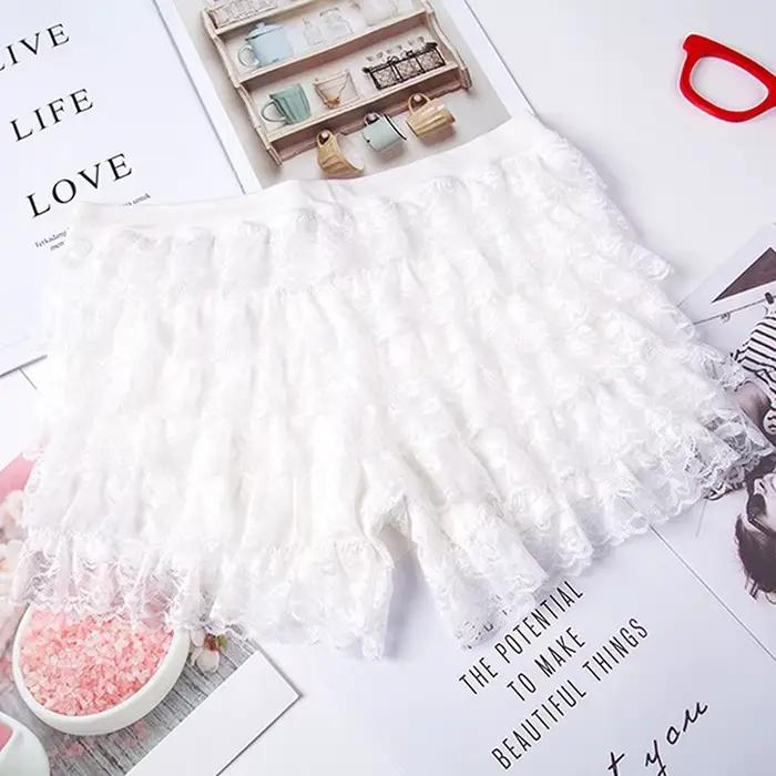 Short de sécurité en dentelle pour femme