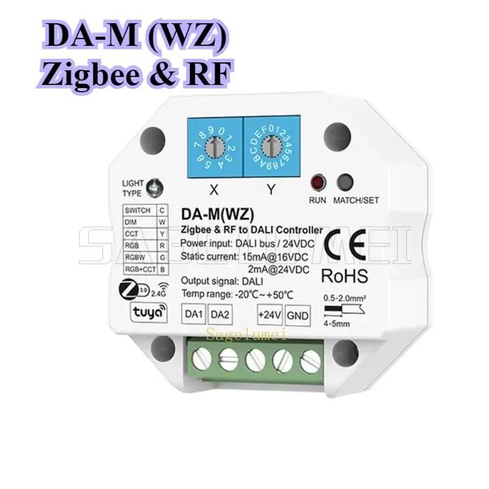 DALI convertisseur variateur contrôleur RF DA-M /RF & WiFi DA-M(WT) /RF & Zigbee DA-M(WZ) DC24V Tuya APP contrôle DIM RGB CCT RGBW SmartLife