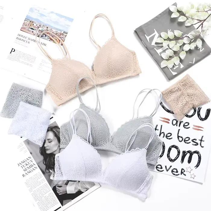 Soutien-gorge en dentelle de Style français pour femmes