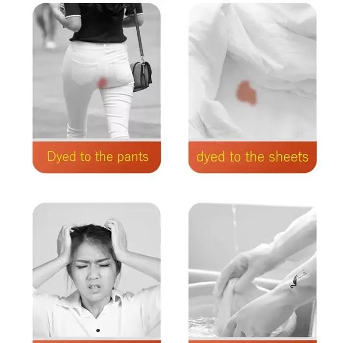 Culotte Menstruelle Taille Haute en Coton, Sous-Vêtement Menstruel