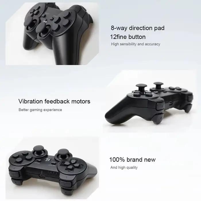 Manette sans fil Bluetooth pour console Sony PlayStation 3, compatible avec le contrôleur SIXAXIS de Sony.
