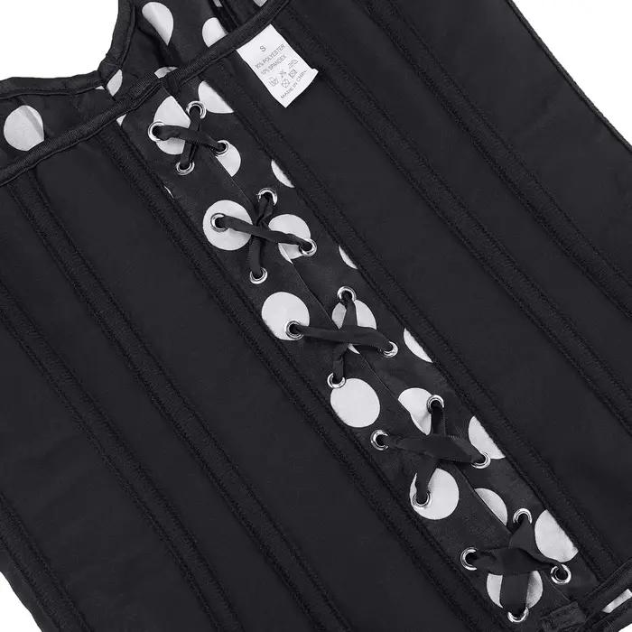 Corset bustier en satin pour femme