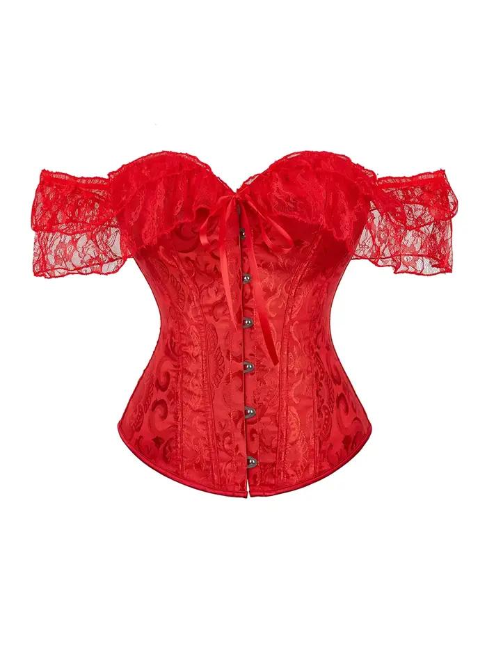 Corset Vintage en dentelle pour femmes