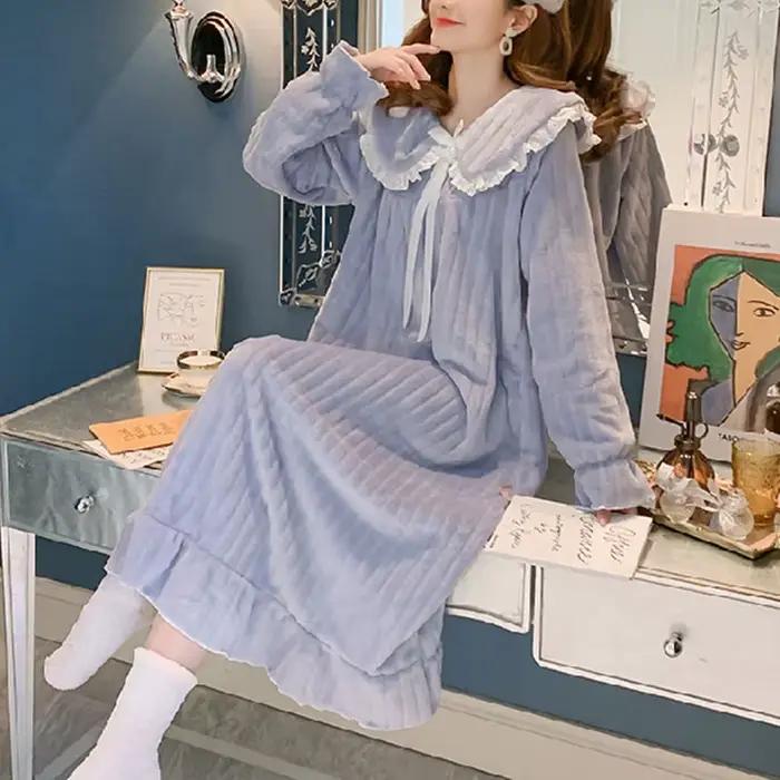 Vêtements de nuit pour femmes chemise