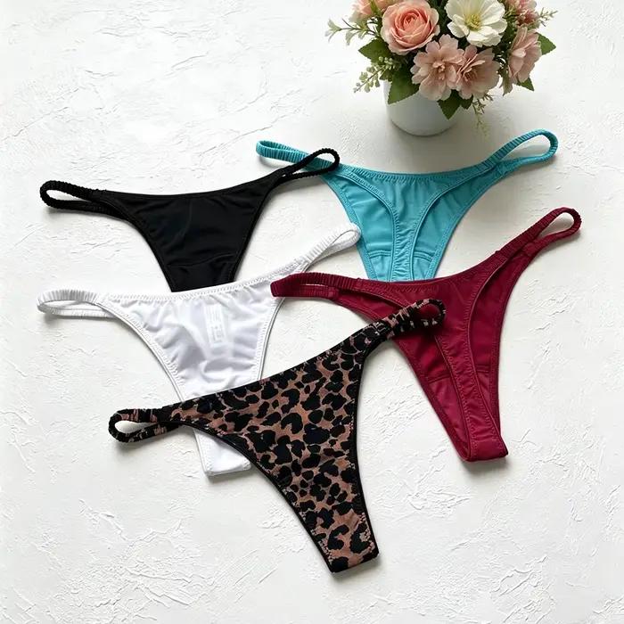 Lingerie sexy : Strings et culottes taille basse pour femme