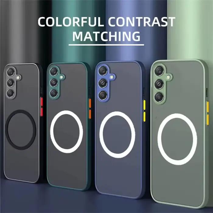 Étui magnétique pour Samsung Galaxy A56 A55 A54 A17 A16 A57 A37 A36 A26 A35 A25 A15 A53 A34 A14 A32 A13 A51 A71 5G 4G, housse de téléphone