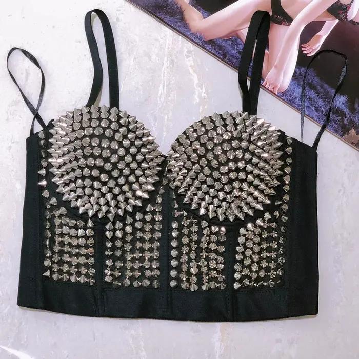 Soutien-gorge Steampunk à Rivets pour Femme