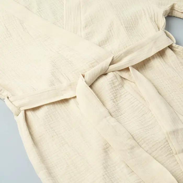 Chemise de nuit courte en coton pour femmes