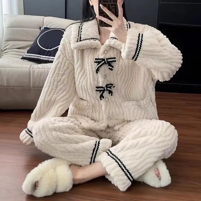 Pyjama d'automne et d'hiver pour femmes
