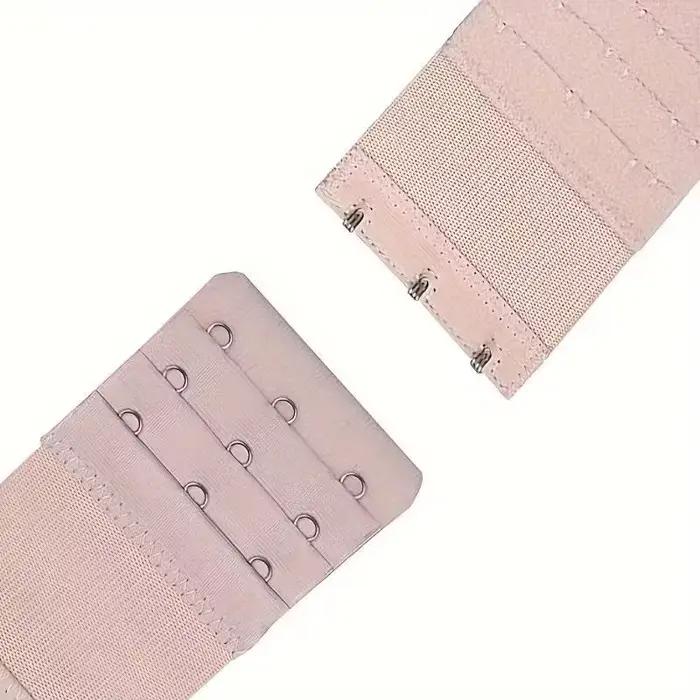 Extension de sangle de soutien-gorge 4 pièces à 3 crochets ; Clip