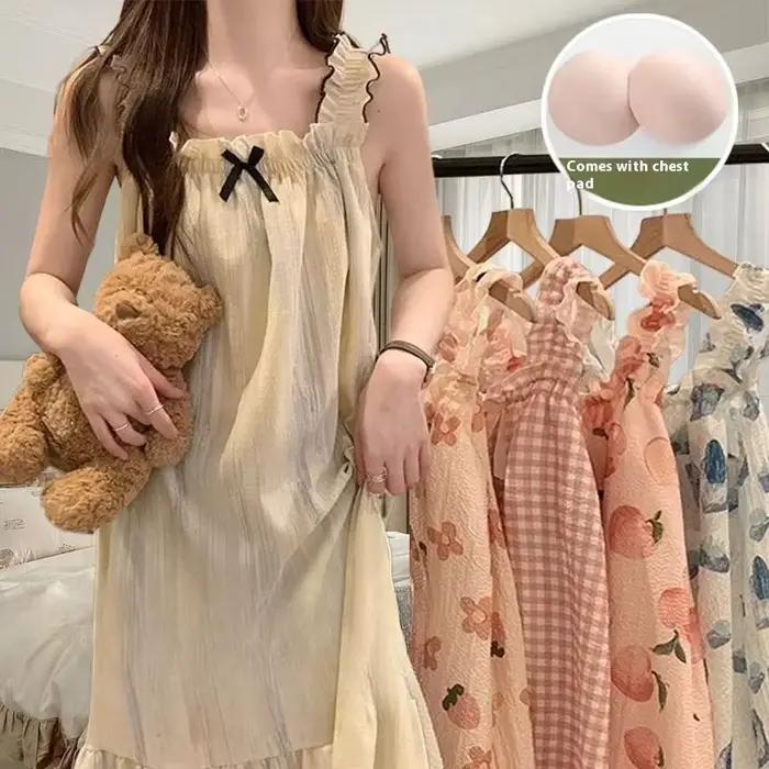 Chemise de nuit d'été pour femmes