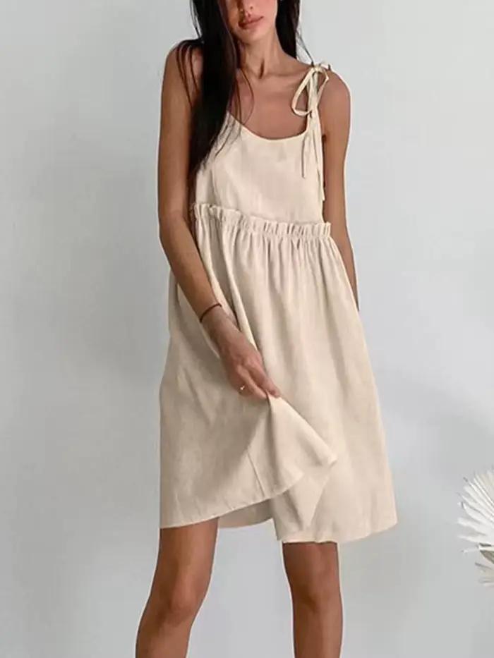 Robe dos nu pour femme été 2025