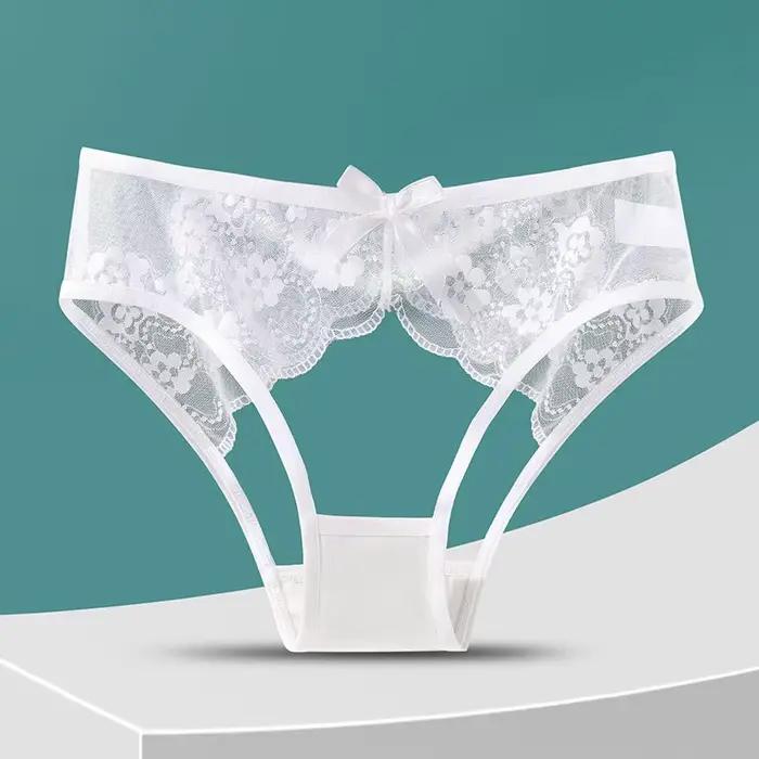 Lingerie Ajourée Transparente Femme Sous-Vêtements Charmants Culottes Slips Sexy Occasions Spéciales