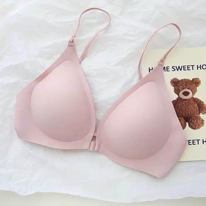 Soutien-gorge sans fil à fermeture frontale