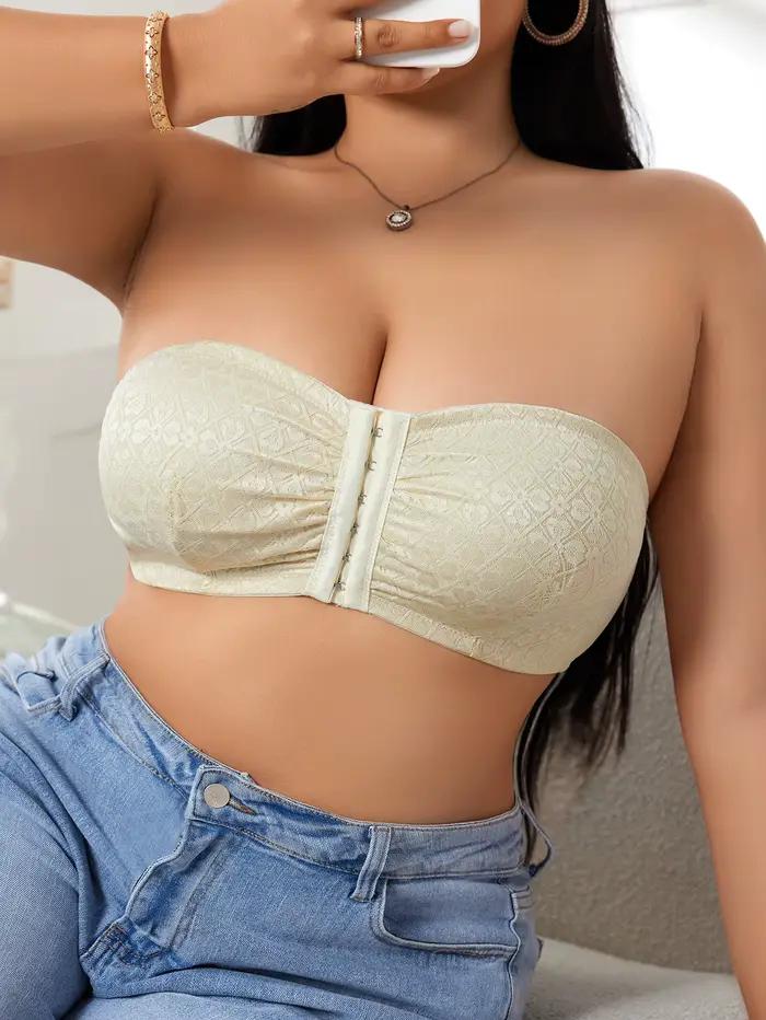 Soutien-gorge sexy en dentelle grande taille à fermeture avant