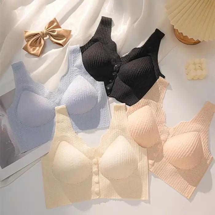 Soutien-gorge d'allaitement pour femmes, Push-up fin, Anti-affaissement, post-partum, pré-boutonné, spécial grossesse, maternité