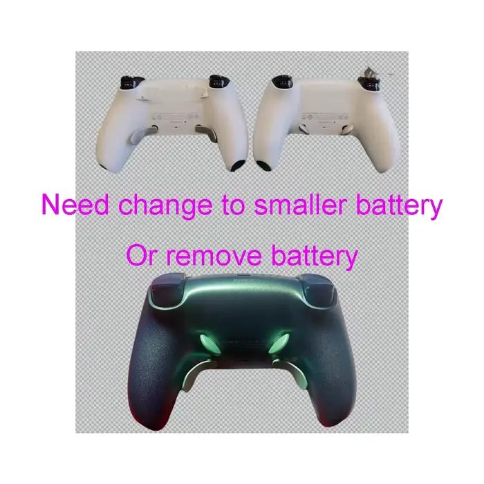Structure de support pour manettes PS5 PS4, style DSE, imprimée en 3D, à assembler soi-même, nécessitant la suppression du compartiment de batterie et de la structure.