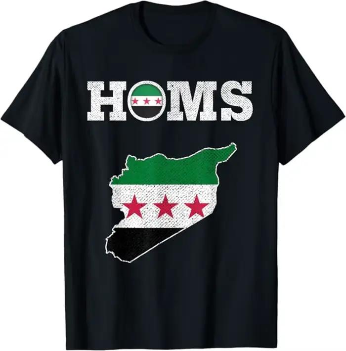 T-shirt manches courtes femme, estival et décontracté, avec drapeau de la syrie, graphique en 3D, cadeaux pour hommes et femmes, vêtements Y2k de qualité supérieure, 2025