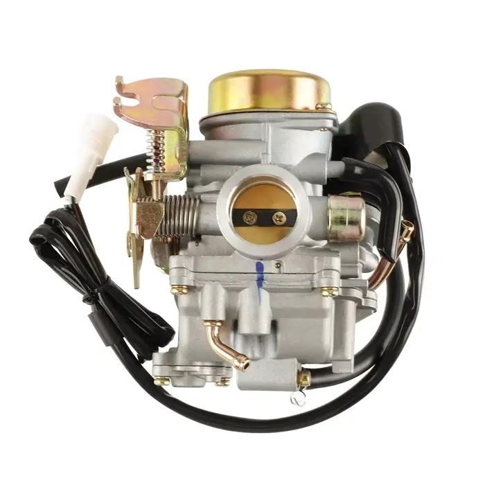 Accélérateur électrique de carburateur CVK24, 24.5mm, pour Keihin Yamaha RS100 GY6 100cc 125cc 150cc, Scooter 4 temps ATV Tricycles Dirt Carb