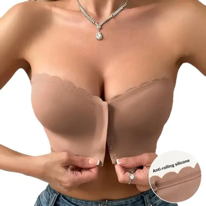 Soutien-gorge sous-vêtements à boutons avant