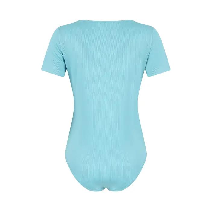 Barboteuse en coton à manches courtes pour femmes, combinaison basique décontractée, noir et blanc, barboteuse pour dames, été, 2024