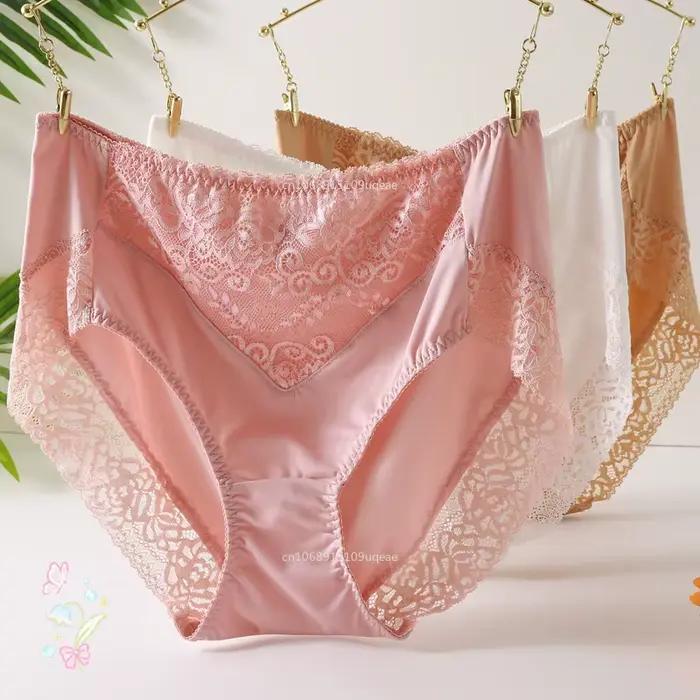 Grande taille femmes culottes Sexy dentelle confortable