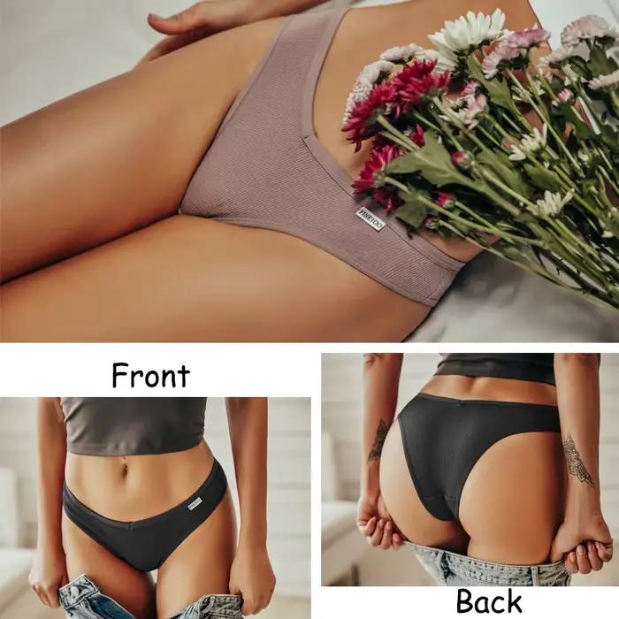 FINETOO 3/5 pièces coton culotte brésilienne