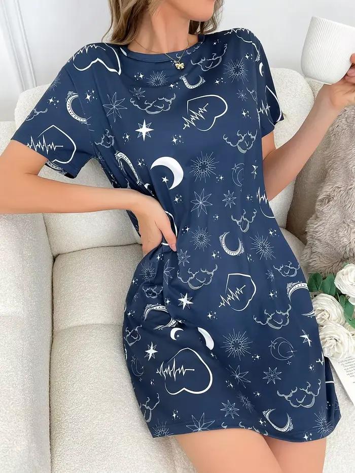 Chemise de nuit pour femmes de printemps et d'été