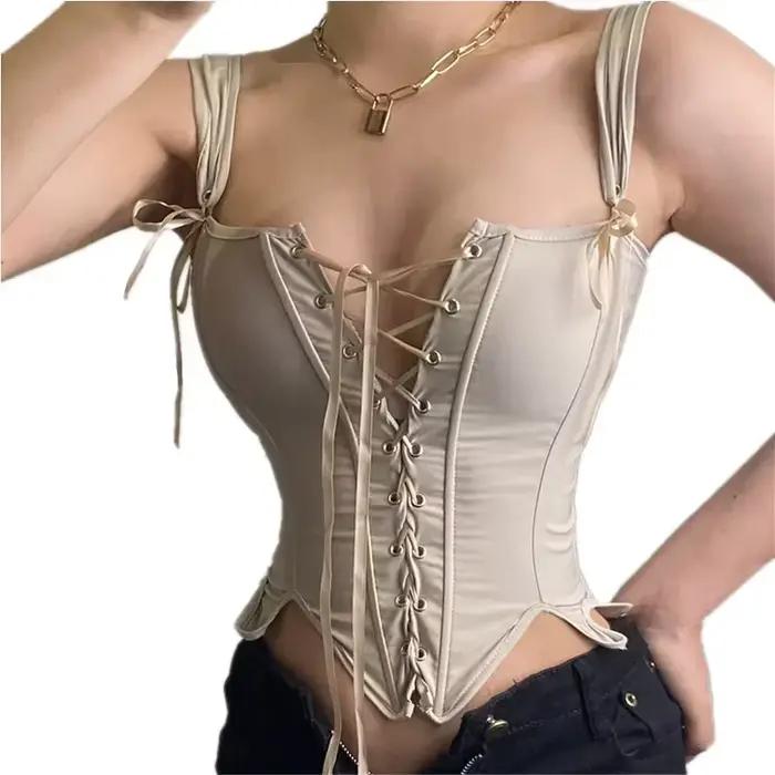 Sexy Lolita Corset Shaper Dames Minceur Bandage Corsets Sous le Buste Bustier Top Femmes Lingerie Élégant Streetwear Vêtements Blusas