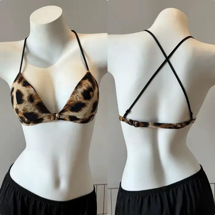 Soutien-gorge imprimé léopard tendance