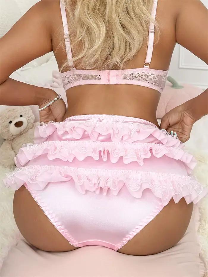 Mini-short en satin pour femme