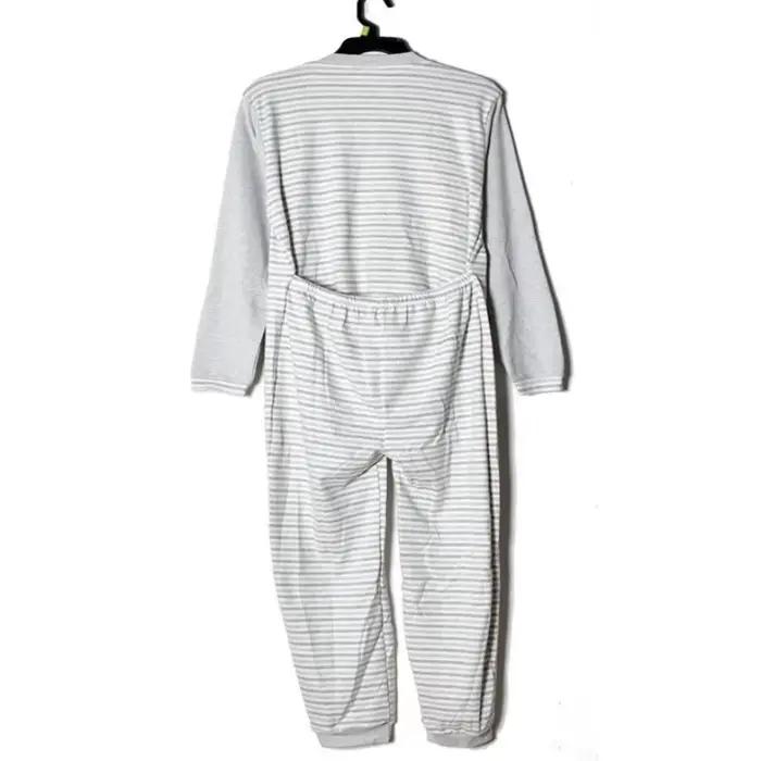 Combinaisons en coton pour adultes ABDL, pyjamas à manches longues, taille plus, fermeture éclair, confortables, respirantes, combinaisons amples pour couples