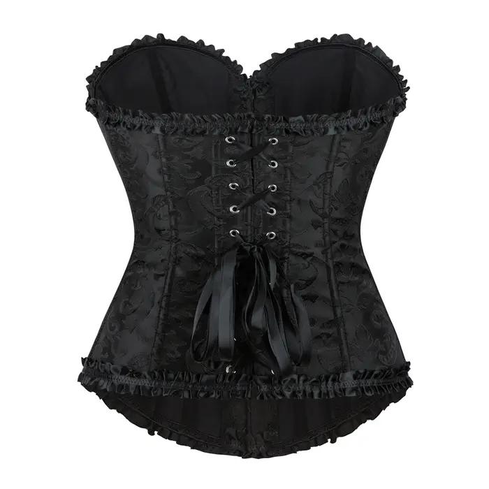 Corset de taille froncé européen et américain