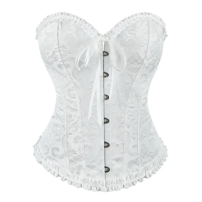 Corset de taille froncé européen et américain