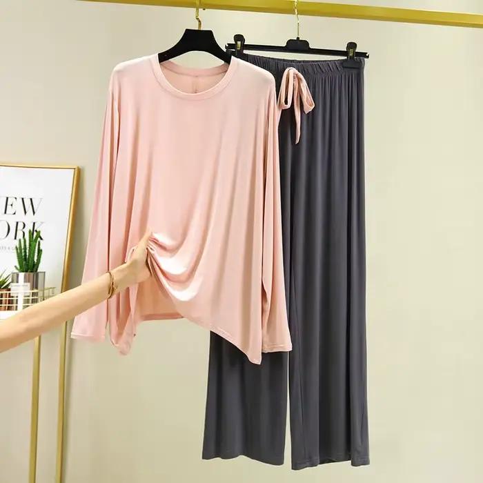 Printemps automne Pyjamas Modal manches longues dames Pyjamas ensemble Shorts 2025 nouveaux vêtements de nuit décontractés Homewear costume Pijama femmes