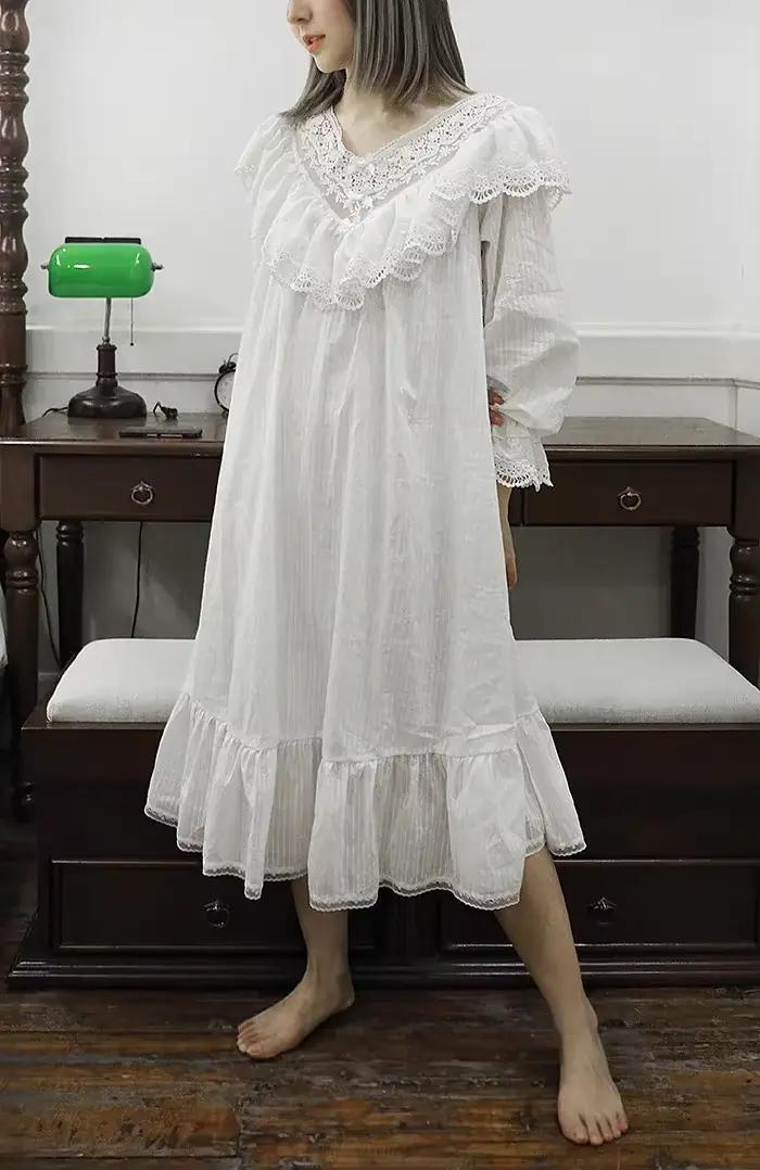Chemise de nuit princesse Lolita pour femme