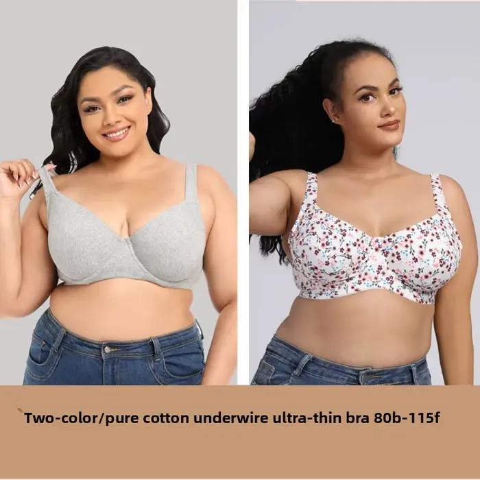 Soutien-gorge en coton grande taille 80-110F