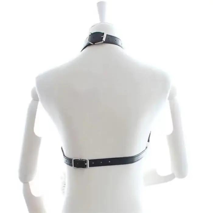 Harnais en cuir sensuel pour femmes - Sangles de contention BDSM, lingerie gothique fétichiste, accessoire pour adultes, jouet sexuel