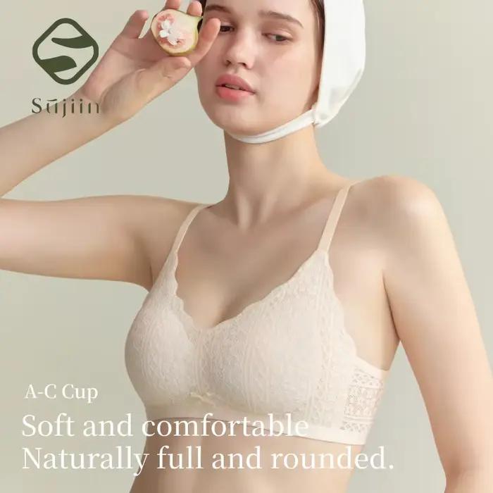 SUJIIN – soutien-gorge sexy en dentelle sans fil pour femmes