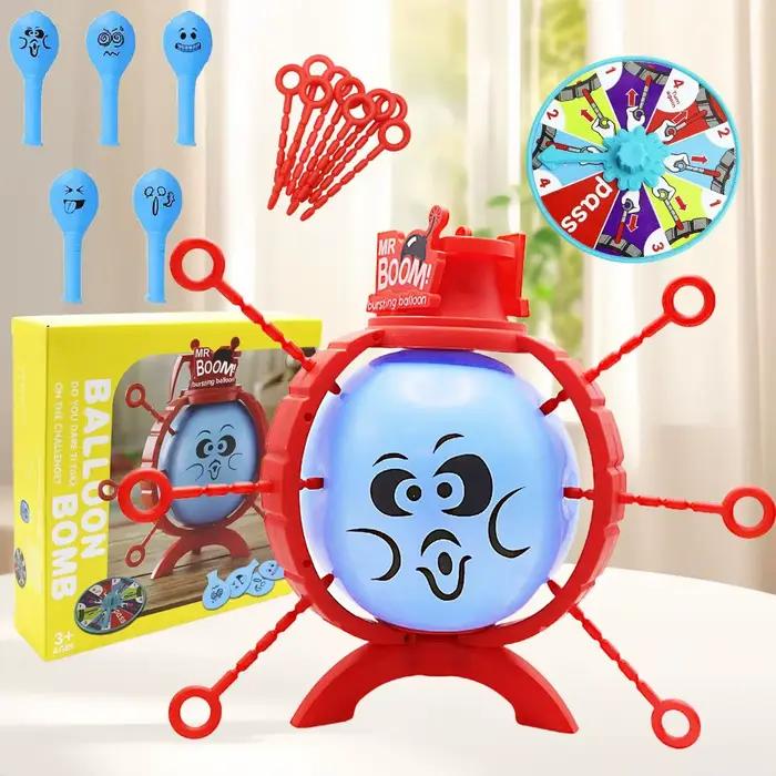 Jeu de ballons Boom Boom, jeu d'éclatement de ballons de bureau, jeux de société en famille, accessoire de farces, jouets interactifs, jeu de bâton amusant